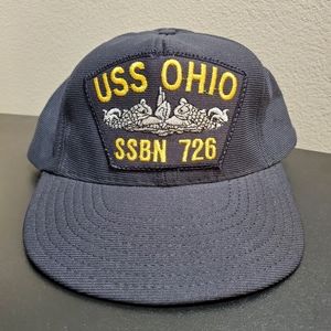 Vintage New USS Ohio‎ SSBN 726 Navy Snapback Hat